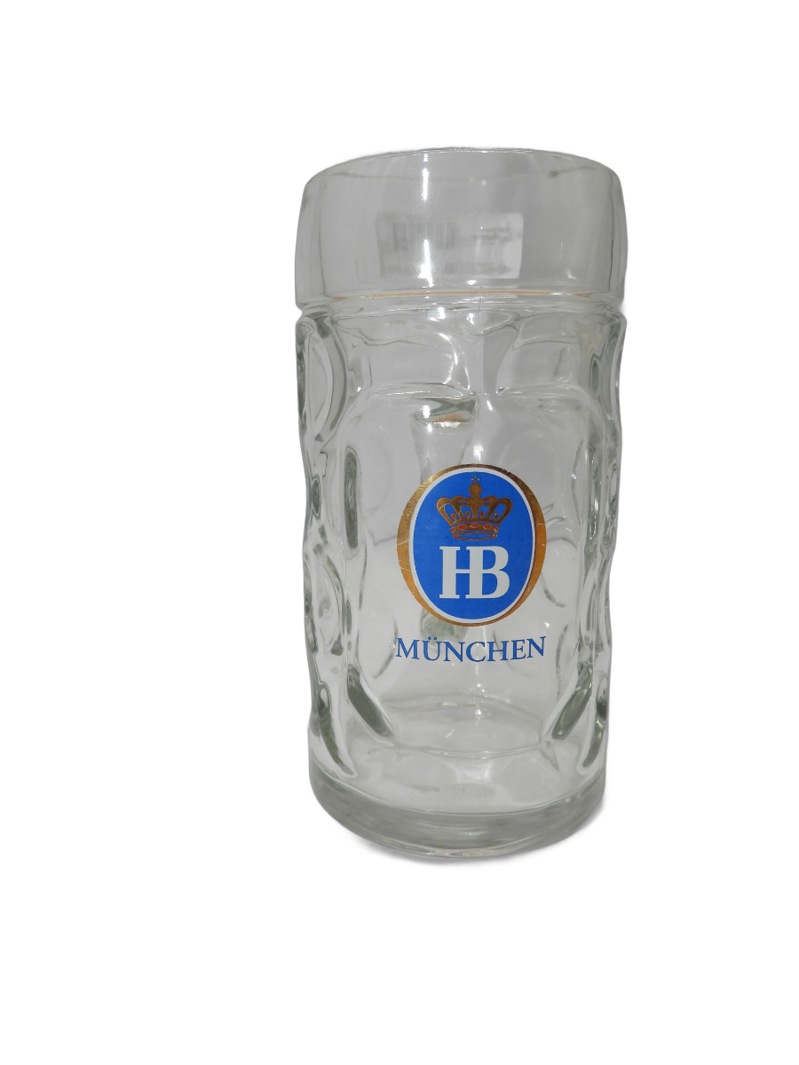 Hb München 500ml Glass Beer Stein Mug