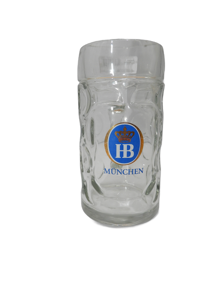 Hb München 500ml Glass Beer Stein Mug