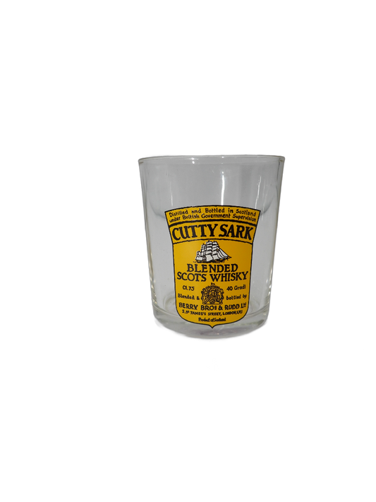 Cutty Sark Blended Scots Whisky Glass