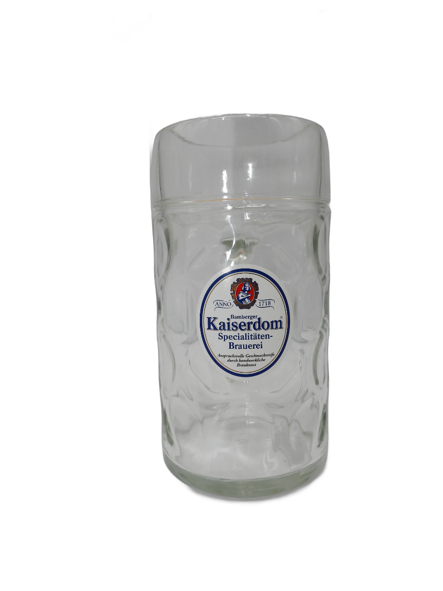 Bamberger Kaiserdom 1 Litre Beer Stein Glass Mug