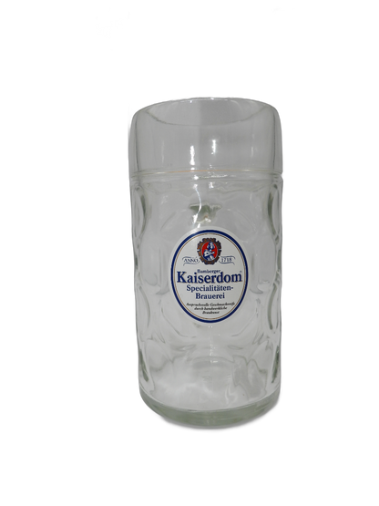Bamberger Kaiserdom 1 Litre Beer Stein Glass Mug
