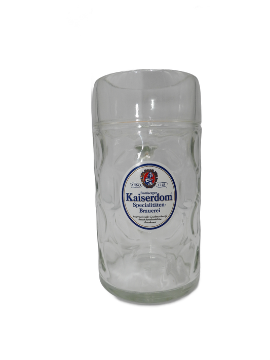 Bamberger Kaiserdom 1 Litre Beer Stein Glass Mug