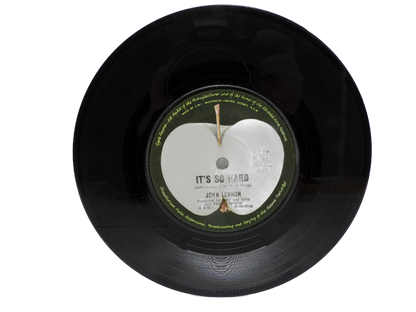 John Lennon Imagine / It's So Hard 7” Vinyl 45 Rpm Apple Records