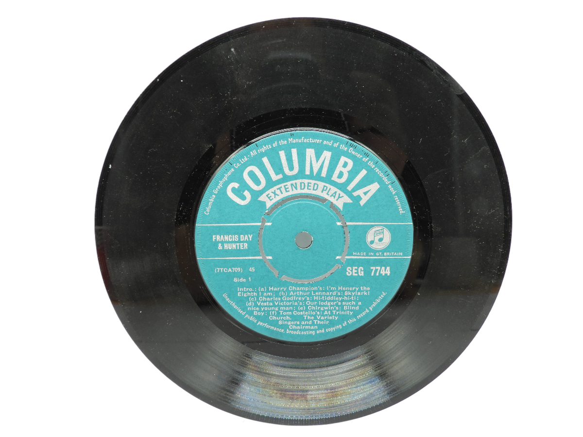 Columbia Extended Play Vinyl Record Seg 7744