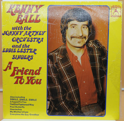 A Friend to You Vinyl Lp Kenny Ball Johnny Arthey Orchestra Summit