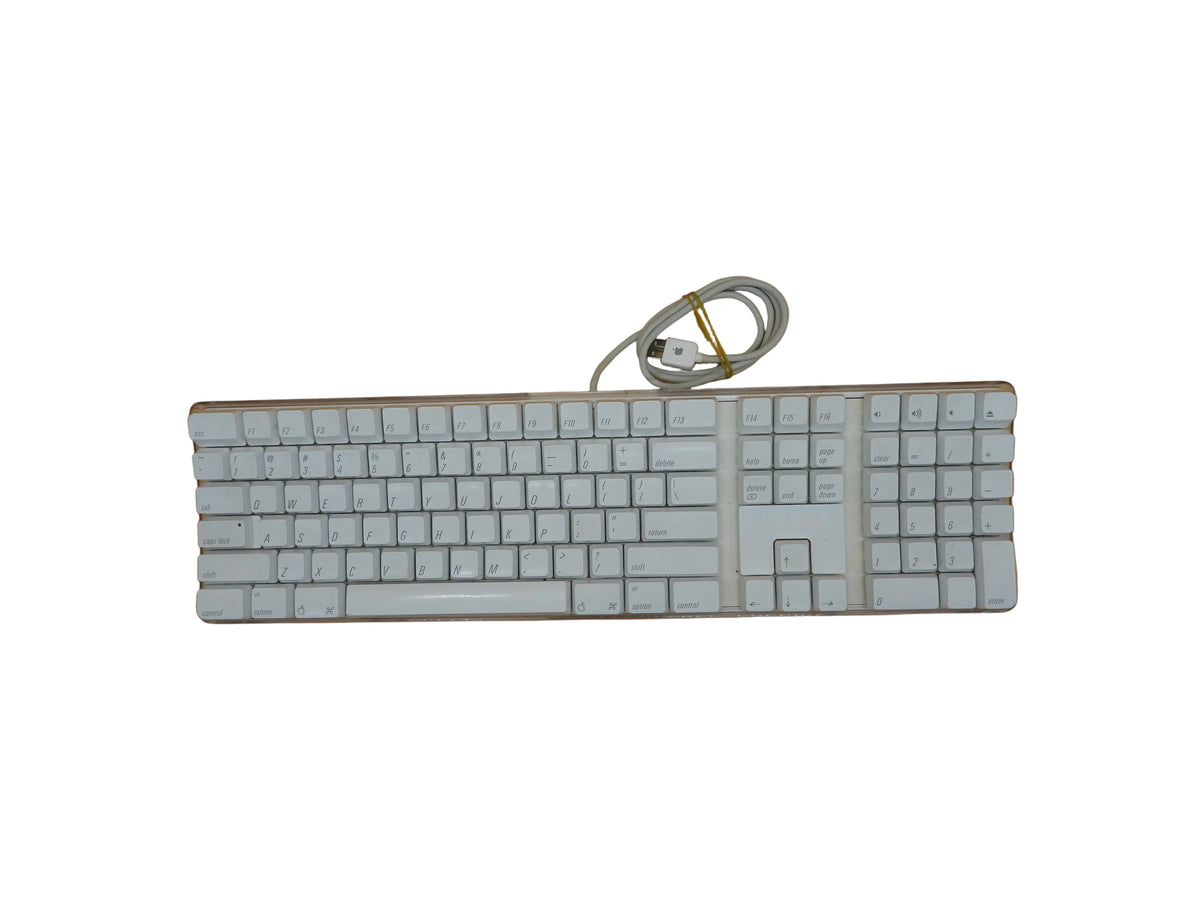Apple A1048 Wired Usb Keyboard With Numeric Keypad Mac