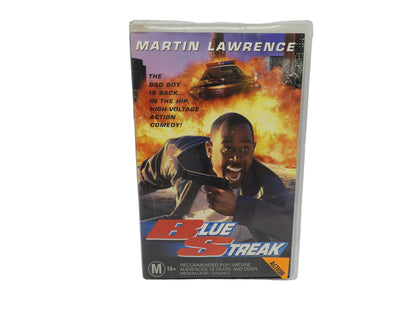Blue Streak Vhs Tape 1999 Action Comedy Martin Lawrence Columbia Tristar