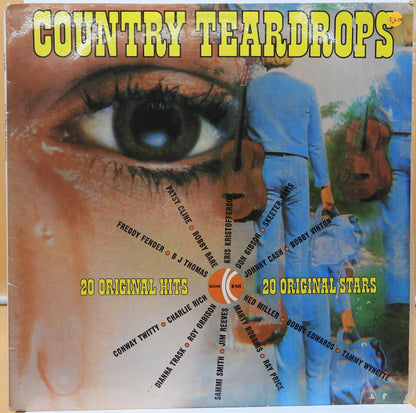 Country Teardrops 20 Hits 12" Vinyl Lp 1977 K Tel Wa346
