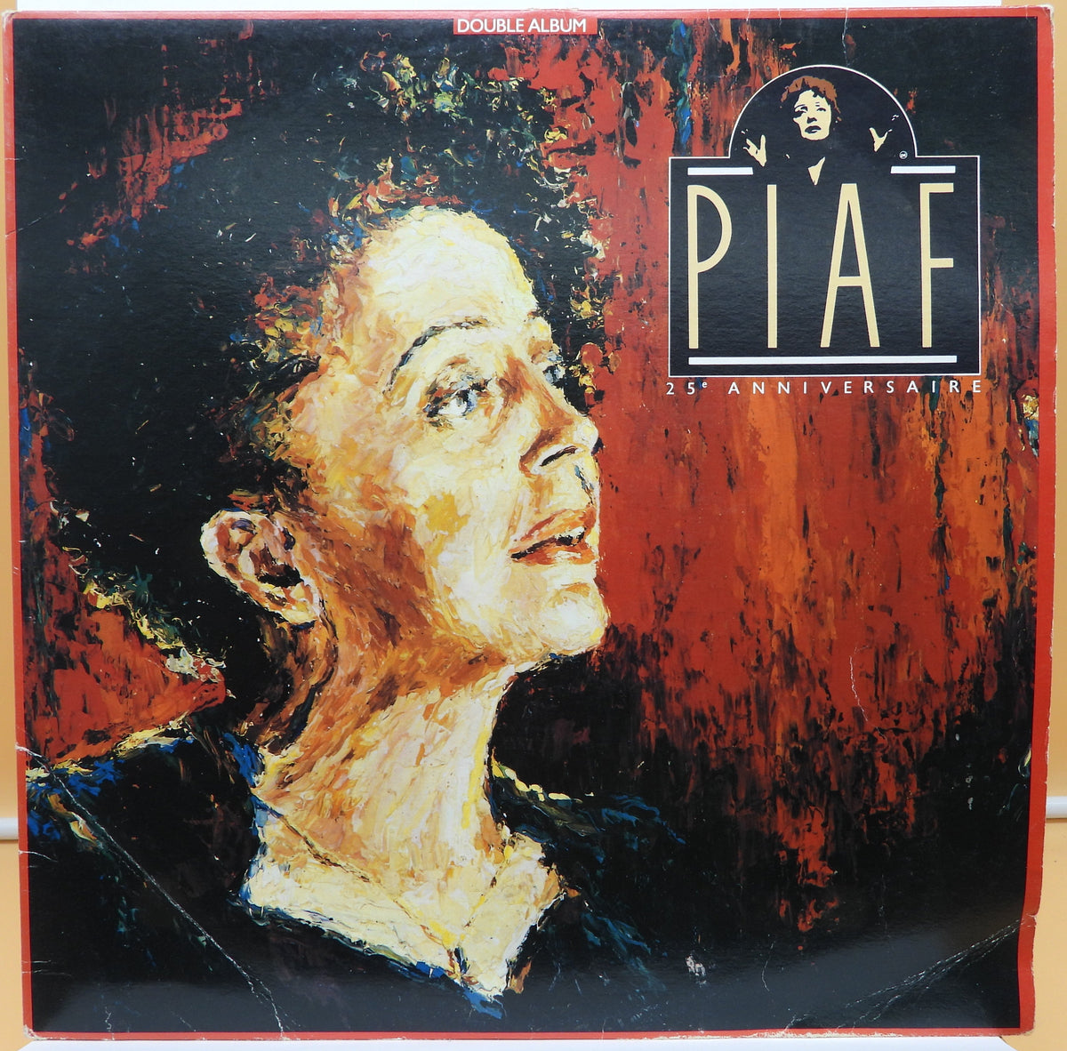 Edith Piaf 25th Anniversary Double Album Vinyl Emi