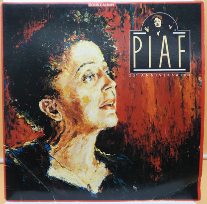 Edith Piaf 25th Anniversary Double Album Vinyl Emi