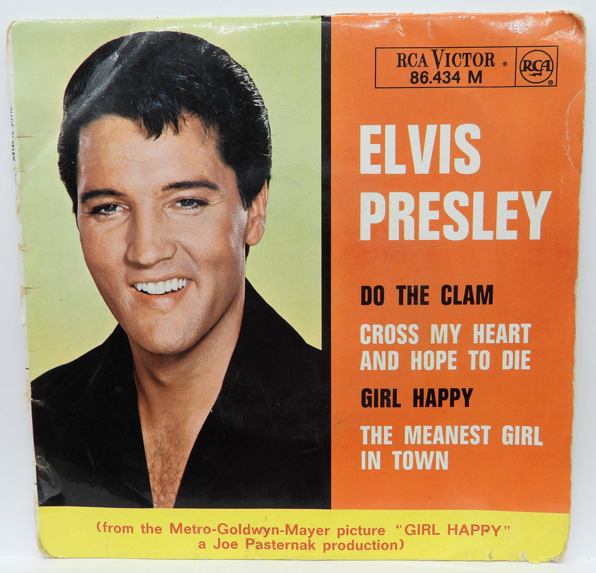 Elvis Presley Do the Clam 45 Rpm Vinyl Record Rca Victor