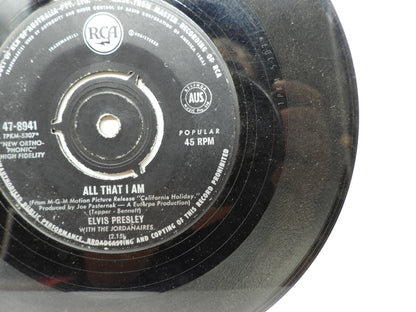 Elvis Presley Spinout / All That I Am 45 Rpm Vinyl Single Rca