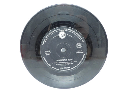 Elvis Presley Your Cheatin' Heart 7" 45 Rpm Vinyl Record Rca