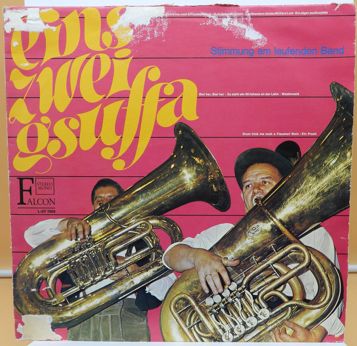 Falcon Eins Zwei G'suffa Vinyl Record L St 7009