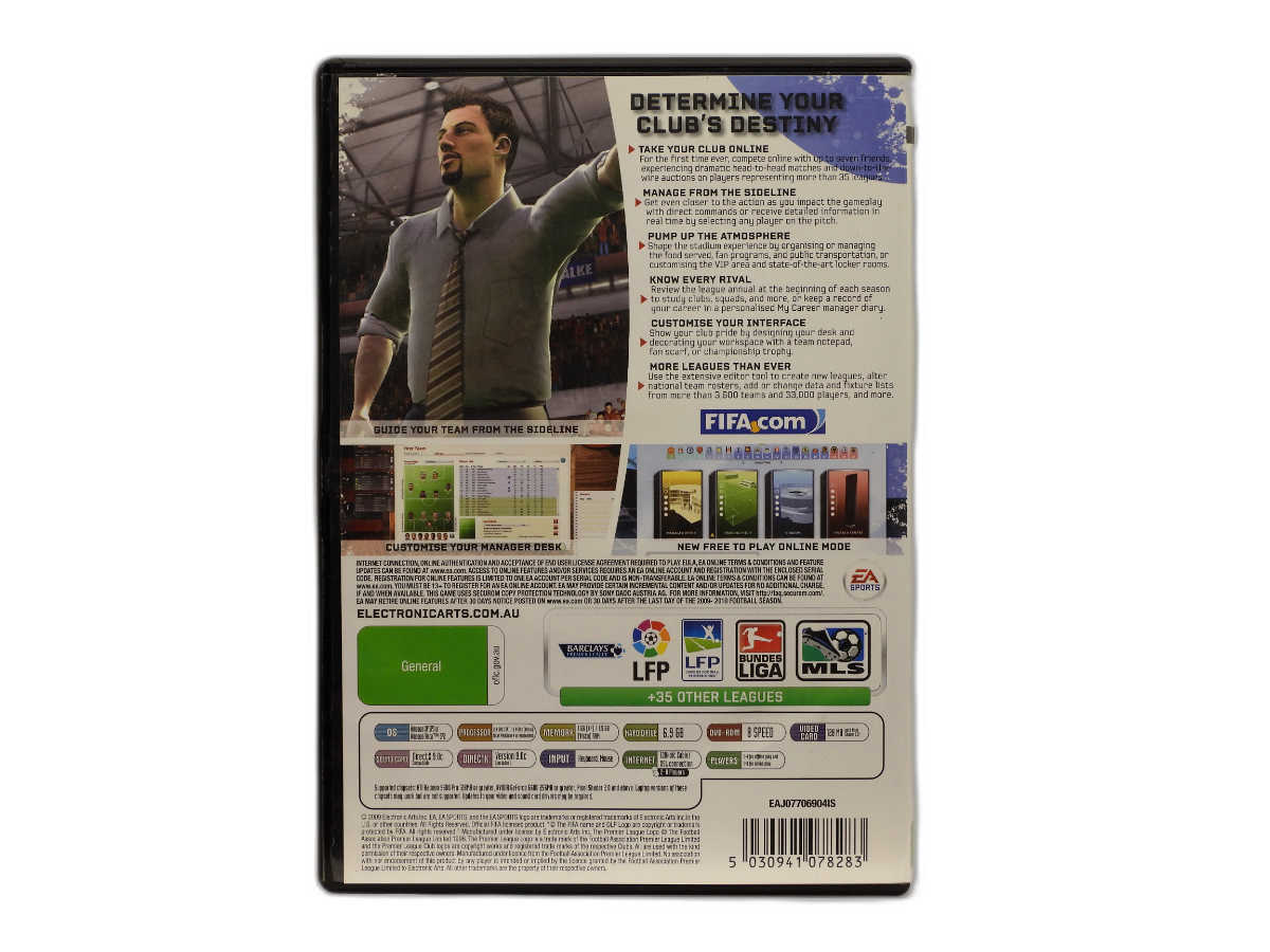 Fifa Manager 10 PC DVD