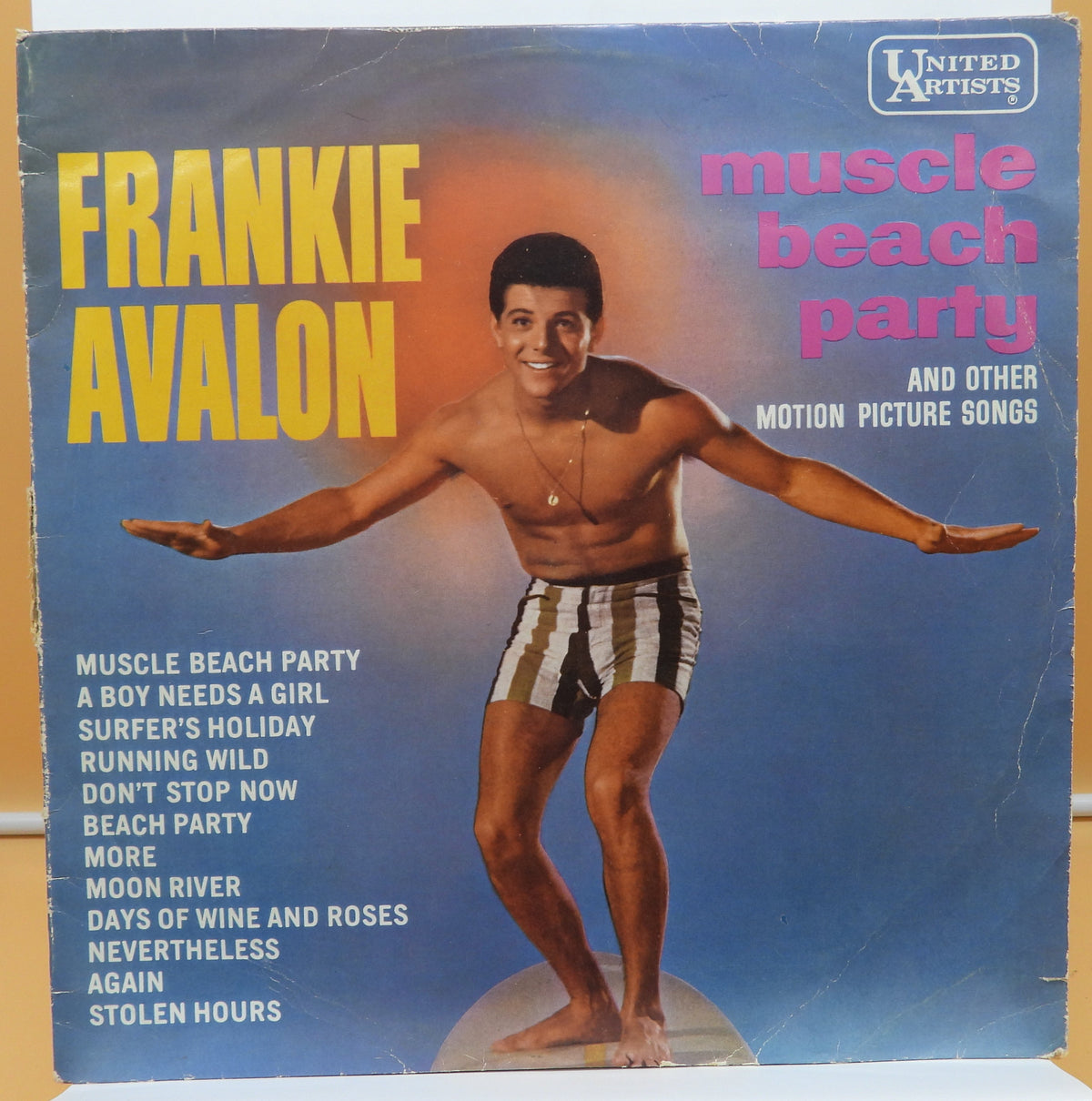 Frankie Avalon Muscle Beach Party Vinyl Record Ual 8060 United Artists