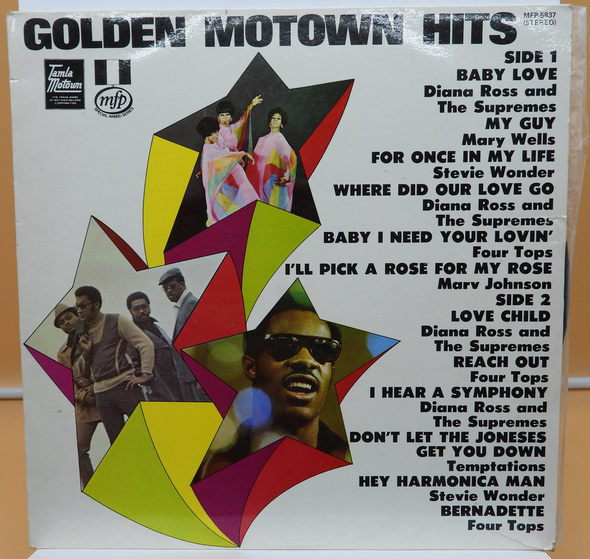 Golden Motown Hits Vinyl Record Mfp 5837 Tamla Motown