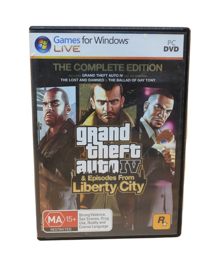 Grand Theft Auto Iv the Complete Edition Pc Rockstar Games Game
