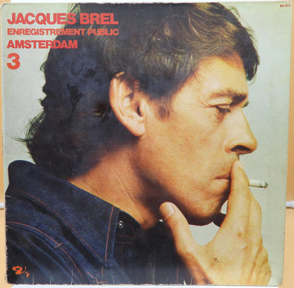 Jacques Brel 3 Enregistrement Public Amsterdam Lp Vinyl Barclay