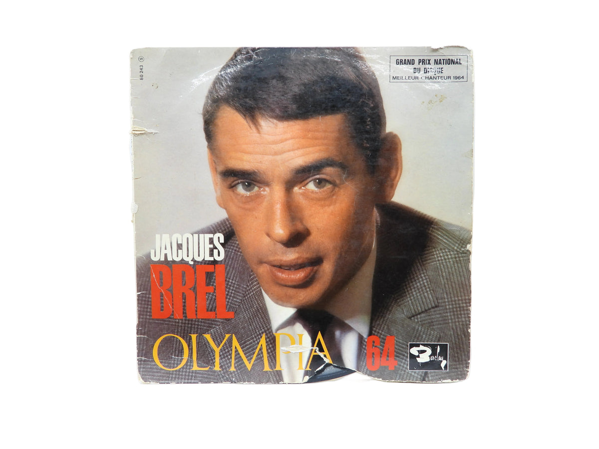 Jacques Brel Olympia 64 Vinyl Record Barclay
