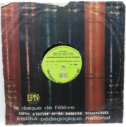 Le Disque De L'élève Exercices Sur Les Voyelles Anglaises Vinyl Record Institut