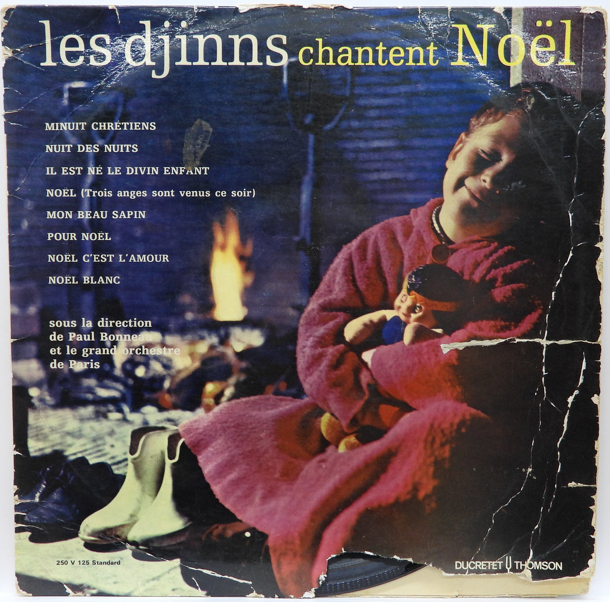 Les Djinns Chantent Noël Vinyl Record Christmas Songs Ducretet Thomson