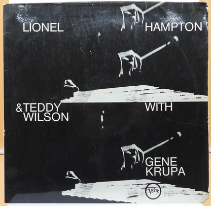 Lionel Hampton Teddy Wilson & Gene Krupa Jazz Vinyl Lp Verve Records