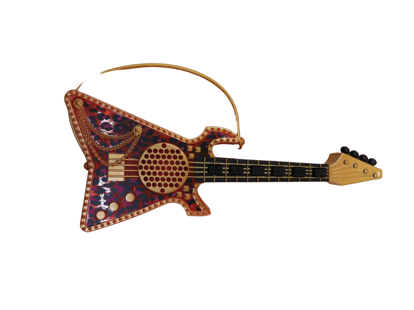 Mga Lol Omg Red Battery Operated Guitar Toy