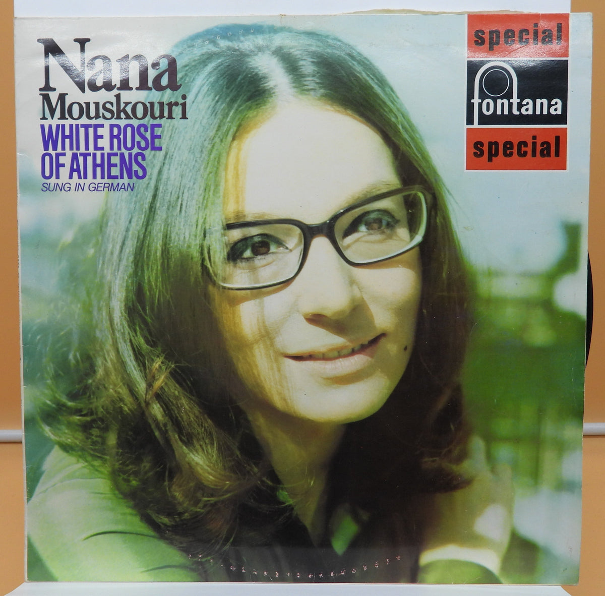 Nana Mouskouri White Rose of Athens Vinyl Record Fontana
