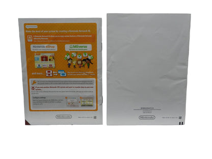 Nintendo 3ds Xl Quick Start Guide Manual Game