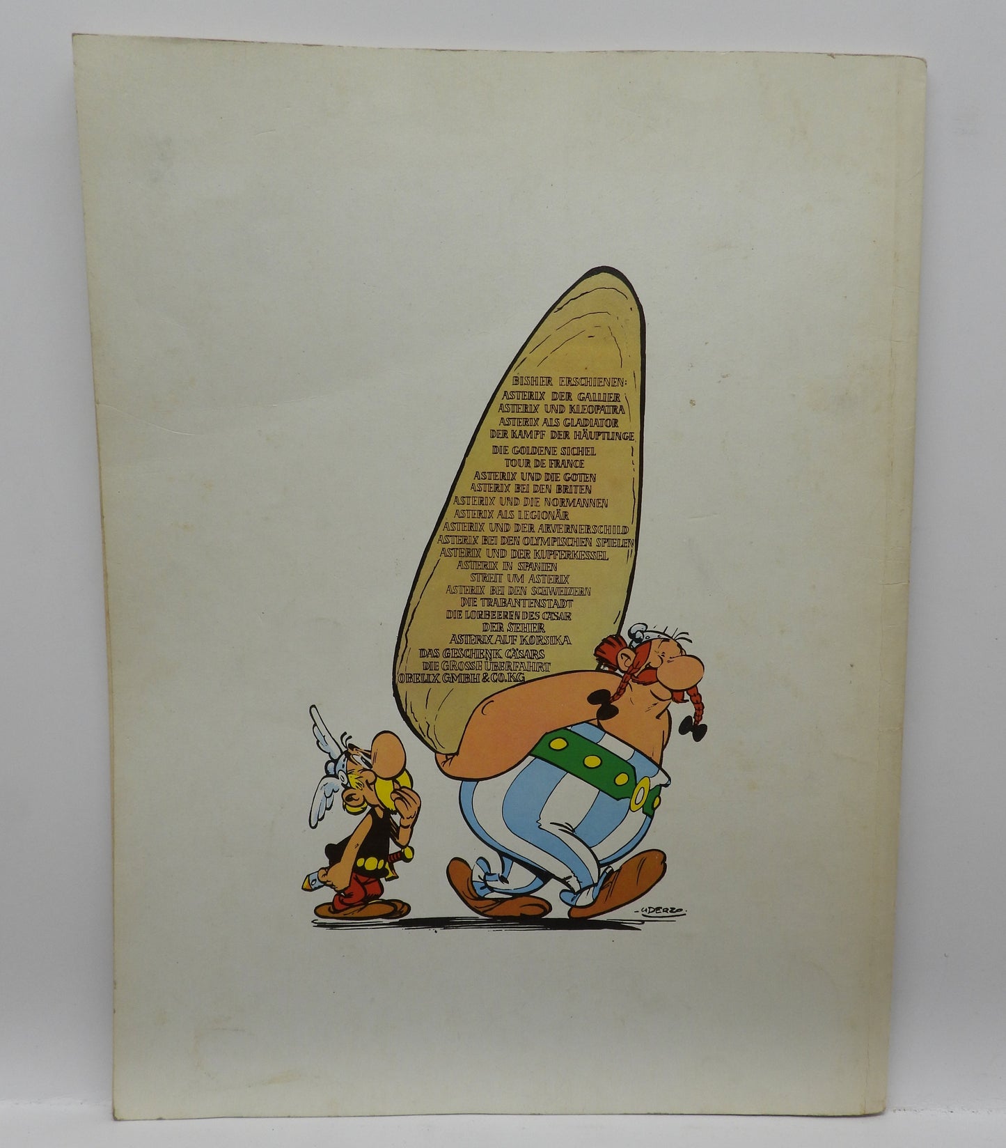 Obelix Gmbh & Co. Kg Asterix Comic Book Band Xxiii German Dargaud