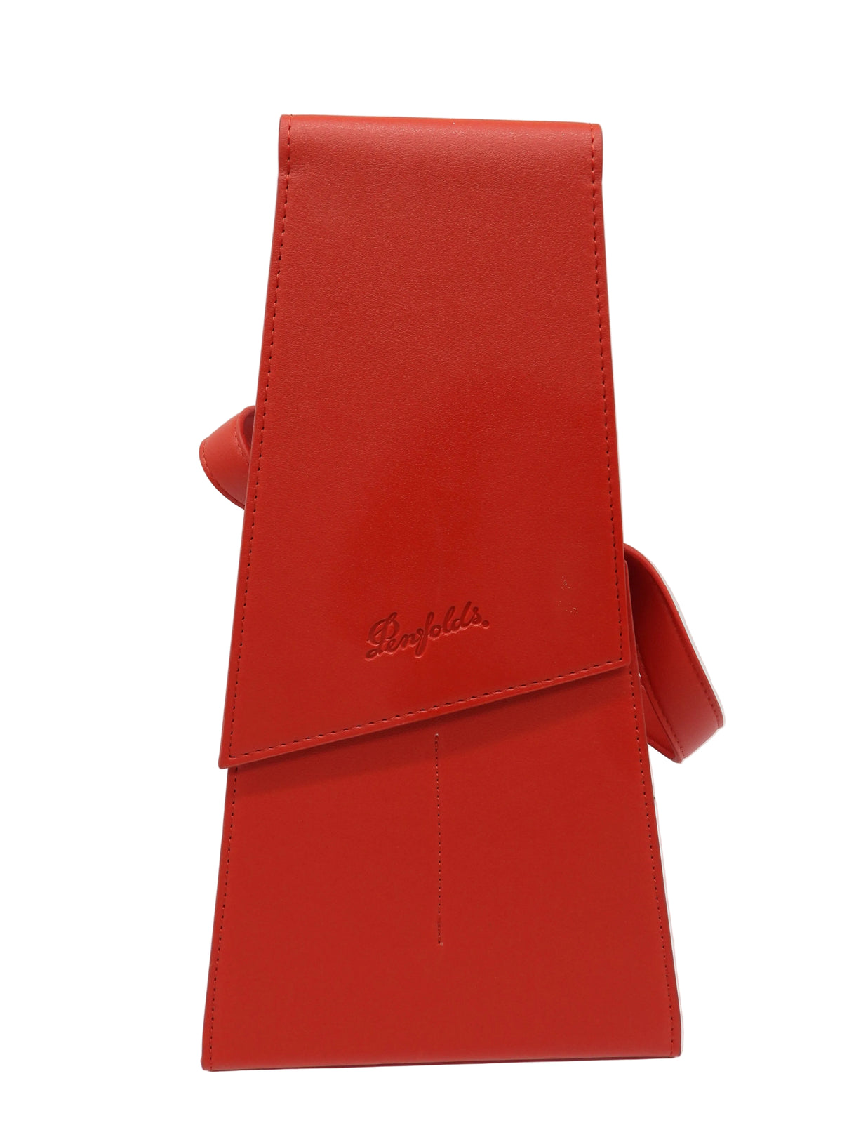Penfolds Red Leather Wine Bottle Carrier