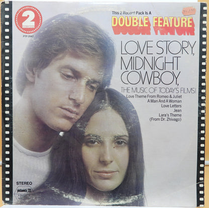 Pickwick Double Feature Love Story Midnight Cowboy 2lp Vinyl