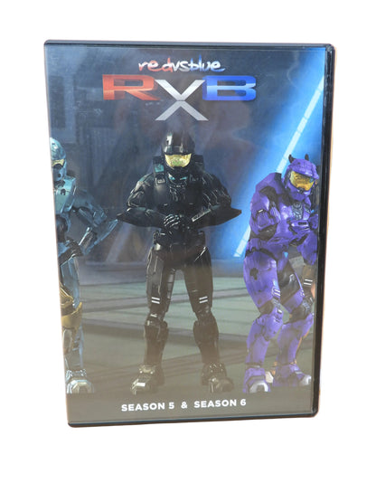 Red Vs Blue Season 5 & 6 Xbox 360 Dvds Rooster Teeth Game