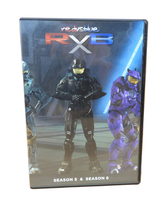 Red Vs Blue Season 5 & 6 Xbox 360 Dvds Rooster Teeth Game