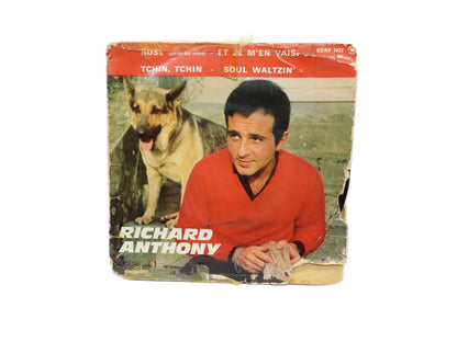 Richard Anthony Rose Parmi Les Roses 45 Rpm Vinyl Record Esrf 1433 Columbia