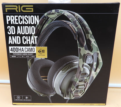 Rig 400ha Camo Gaming Headset Universal