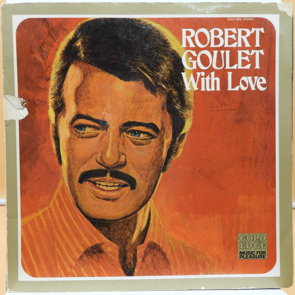 Robert Goulet With Love Vinyl Lp Gold Edge Gold 0005