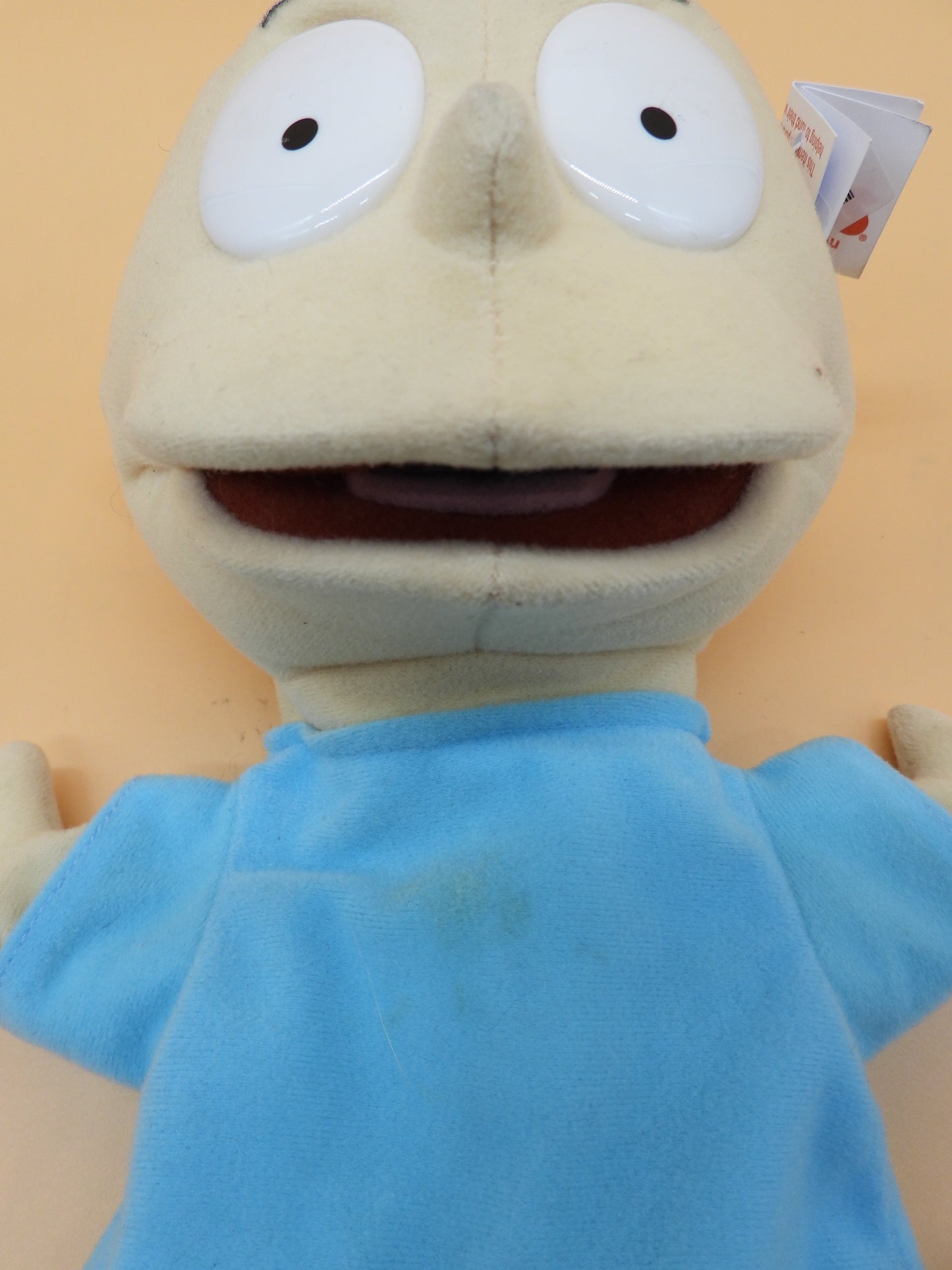 Rugrats Tommy Pickles Plush Puppet 1998 Nickelodeon Viacom International Inc.