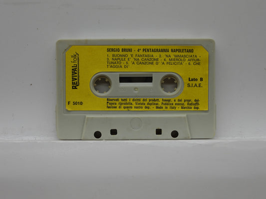 Sergio Bruni Pentagramma Napoletano Music Cassette Revival Folk