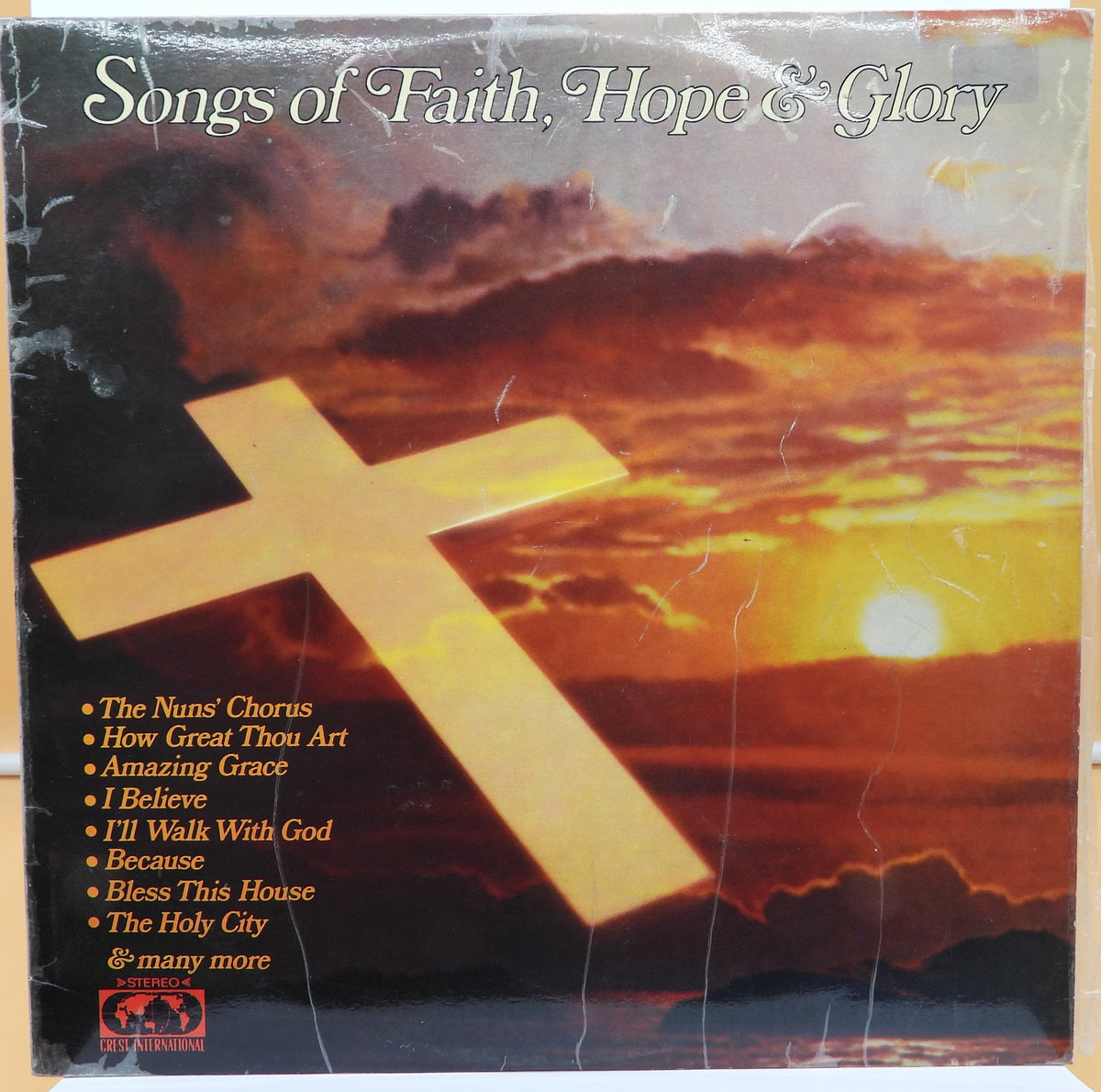 Songs of Faith Hope Glory Vinyl Record Crin Tv 124 Crest International