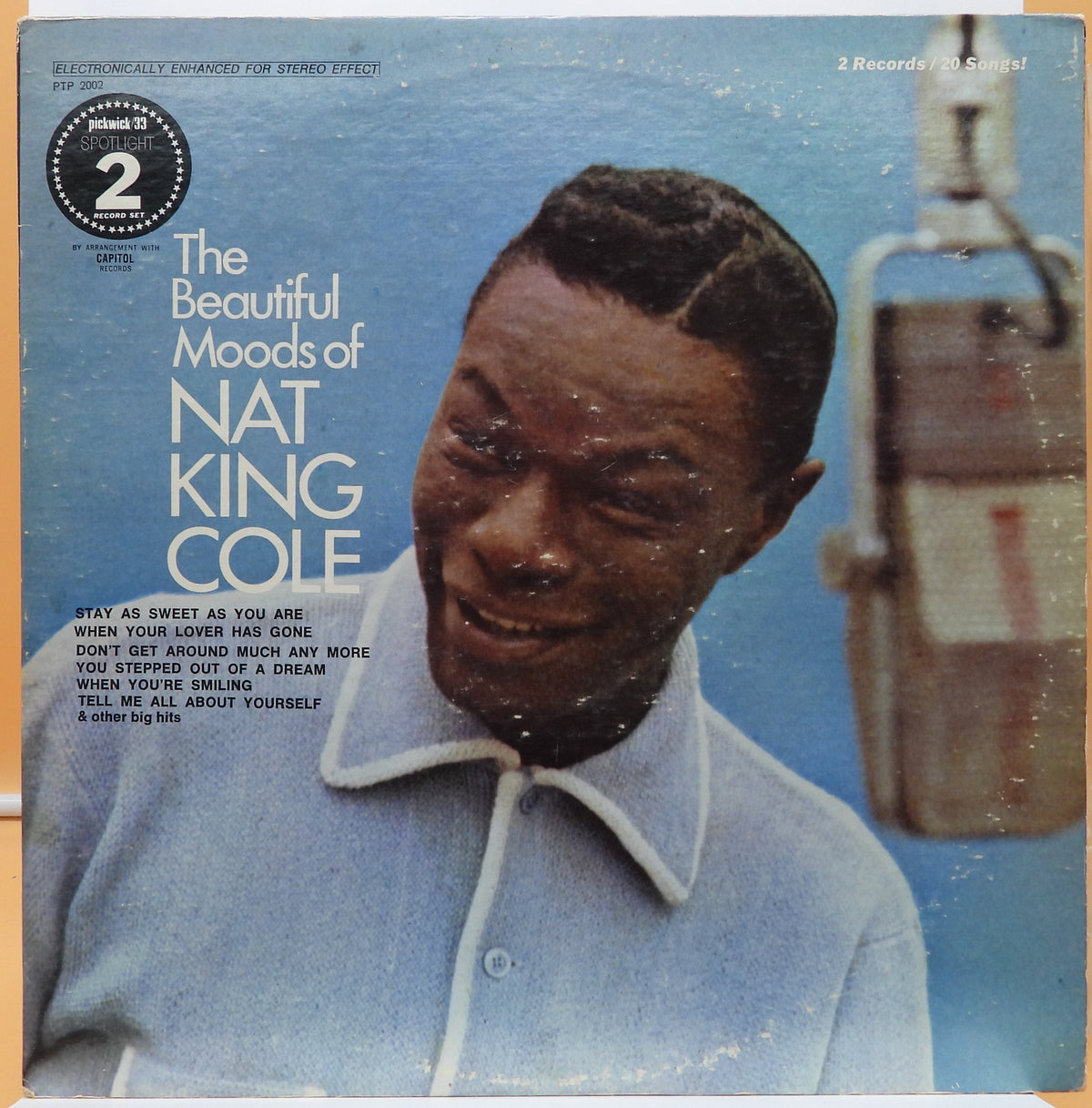 The Beautiful Moods of Nat King Cole Vinyl Lp Pickwick Ptp 2002