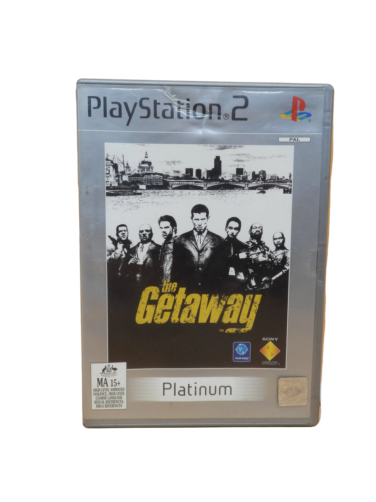 The Getaway PlayStation 2 Platinum Pal Sces 51426 Sony Computer Entertainment Ga