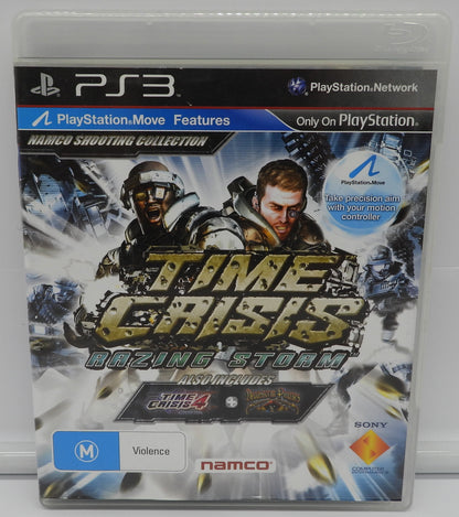Time Crisis Razing Storm PS3 Playstation Move Namco Game