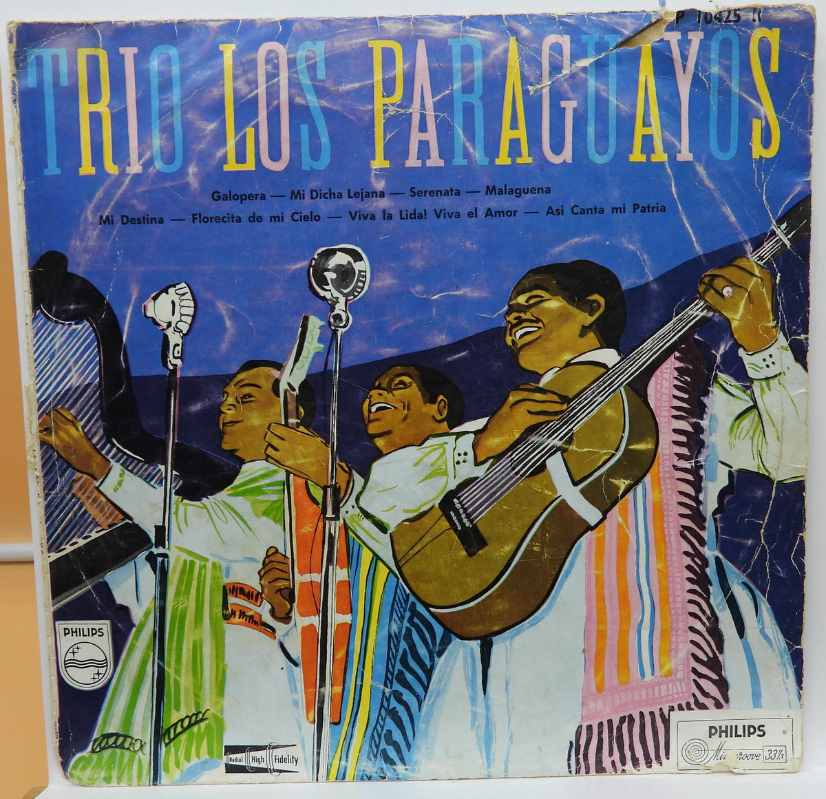 Trio Los Paraguayos Vinyl Record Philips P 10425 R