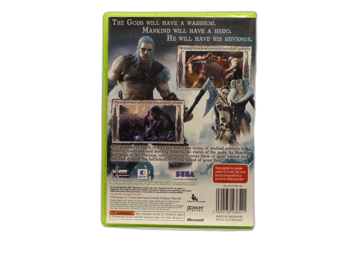 Viking Battle For Asgard XBOX 360 Game Sega