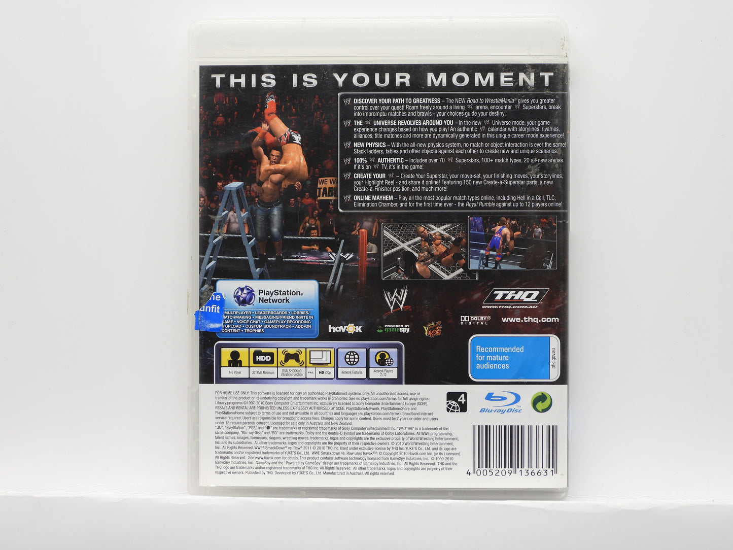 Wwe Smackdown Vs Raw 2011 PS3