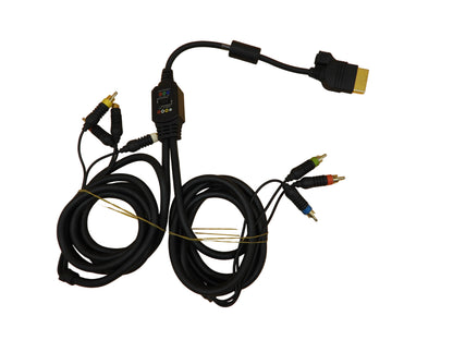 Xbox 360 2.1m Hd Av Component Cable + Optical Audio + S Video + Composite Av Pla