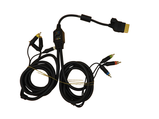 Xbox 360 2.1m Hd Av Component Cable + Optical Audio + S Video + Composite Av Pla