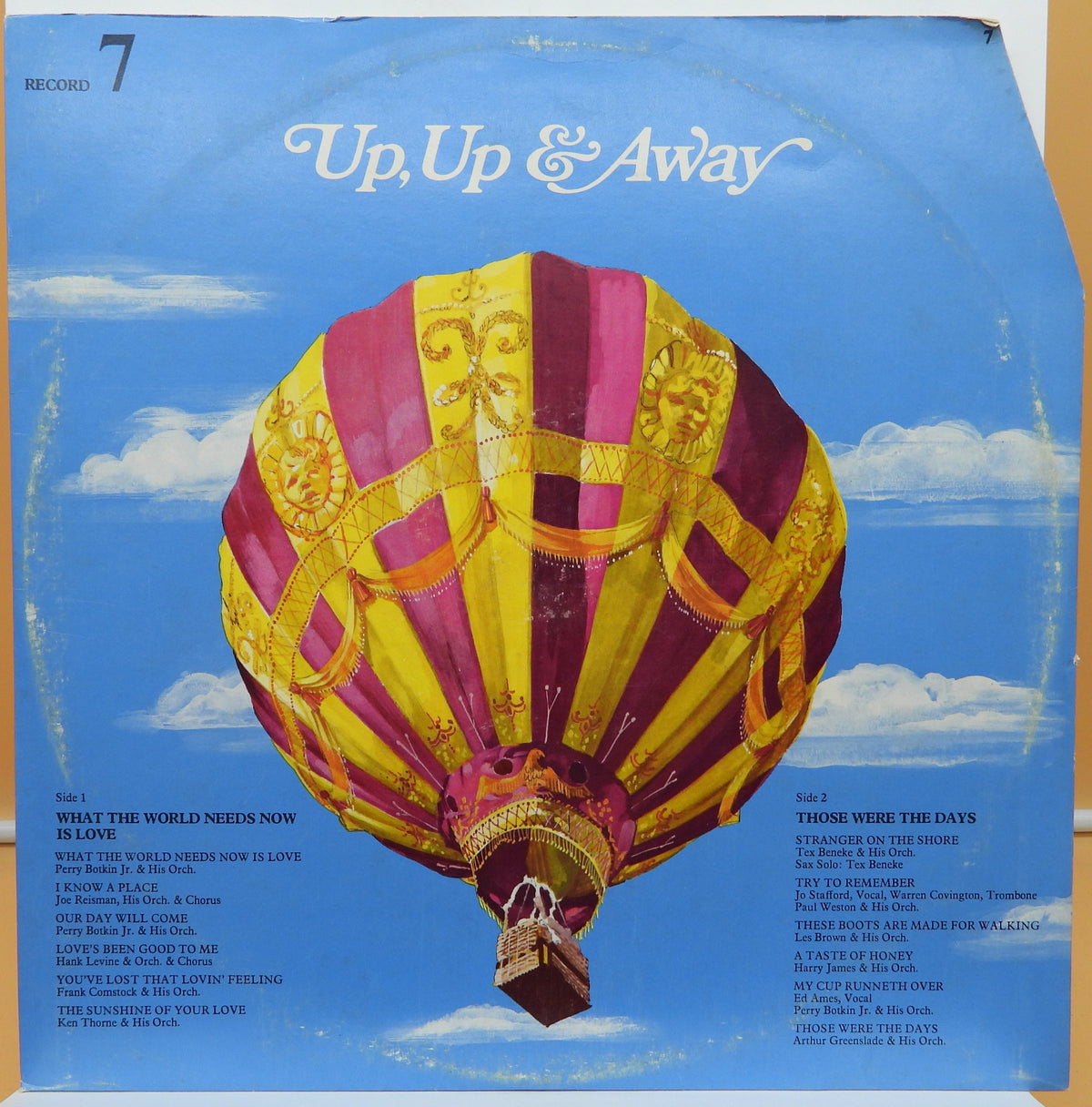 Reader's Digest Up & Away Vinyl Record Rd4 46